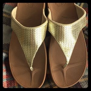 Women’s Fitflops Metallic gold 10